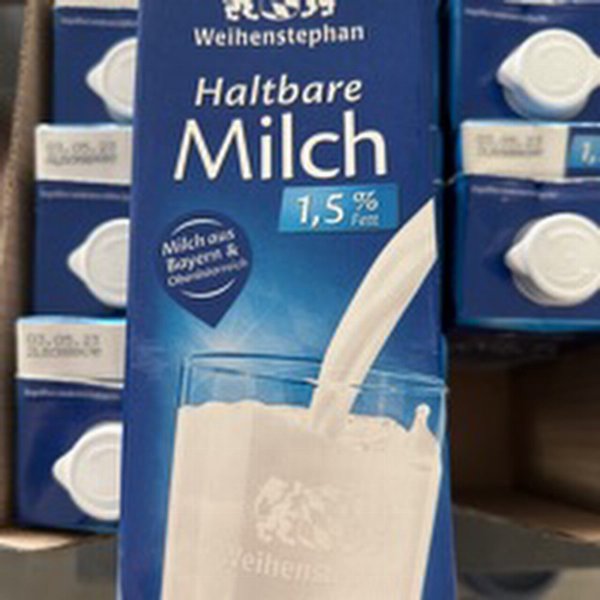 Vorderseite von Milch - 1.5% - 1l
