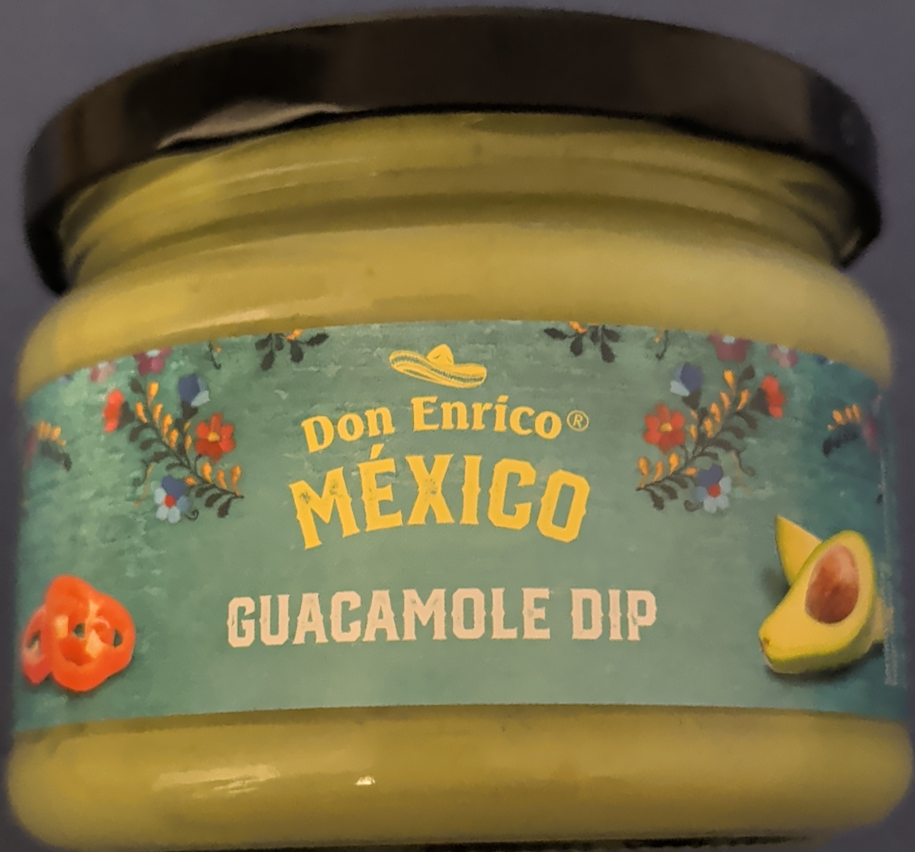 Vorderseite von Guacamole Dip