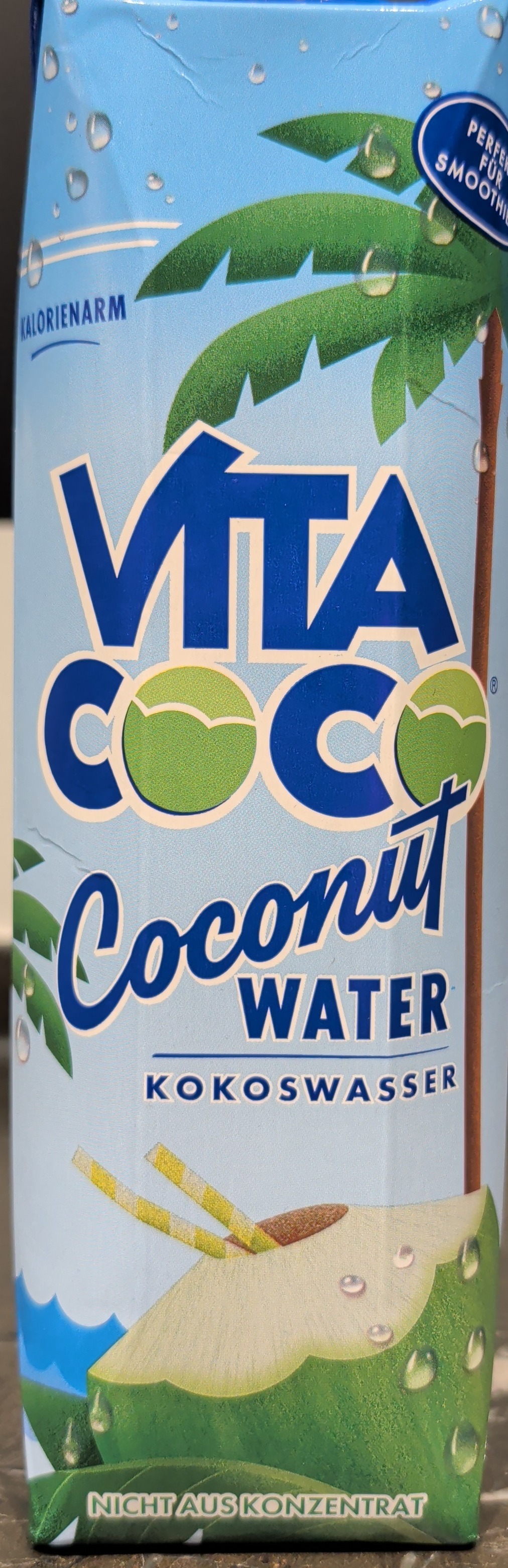 Vorderseite von Vita Coco Kokoswasser