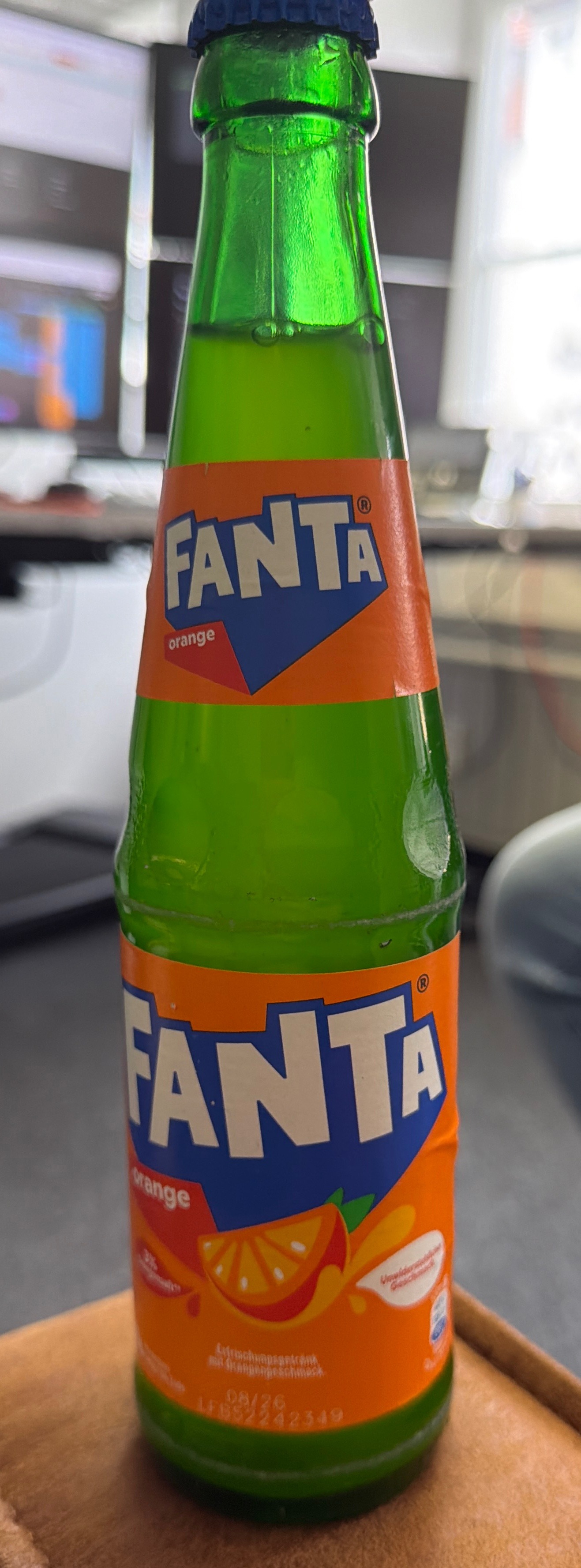 Vorderseite von Fanta Orange