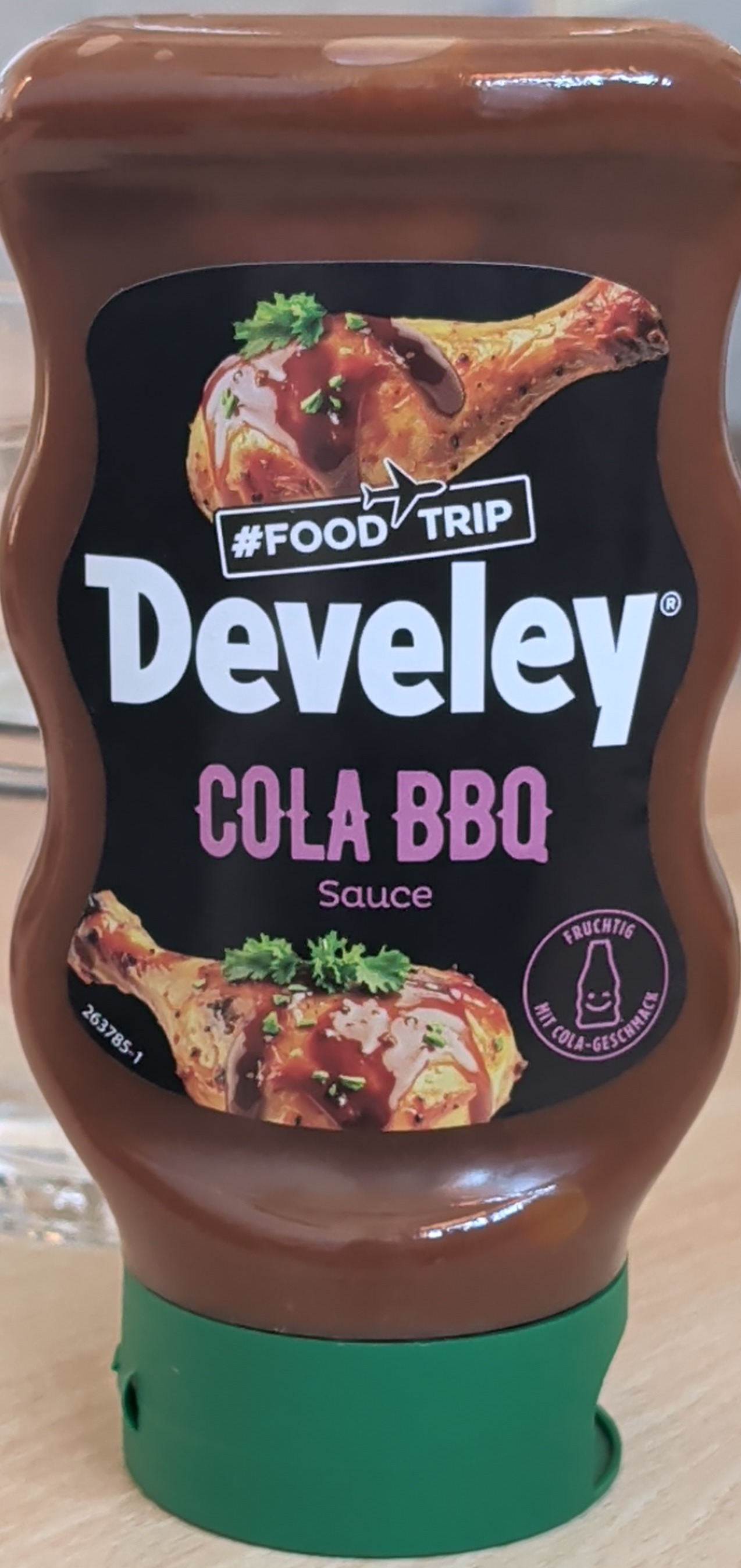 Vorderseite von Cola BBQ Sauce
