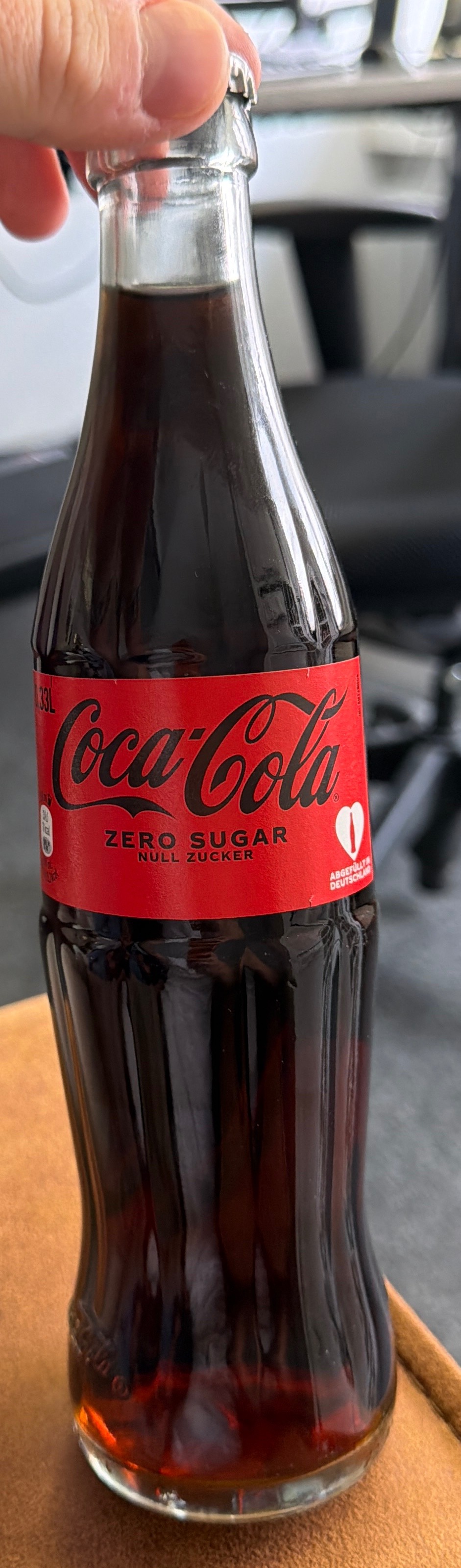 Vorderseite von Coca Cola Zero